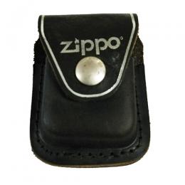 ZIPPO社製本革ケース  　革ポーチ ブラック　クリップ式　箱なし